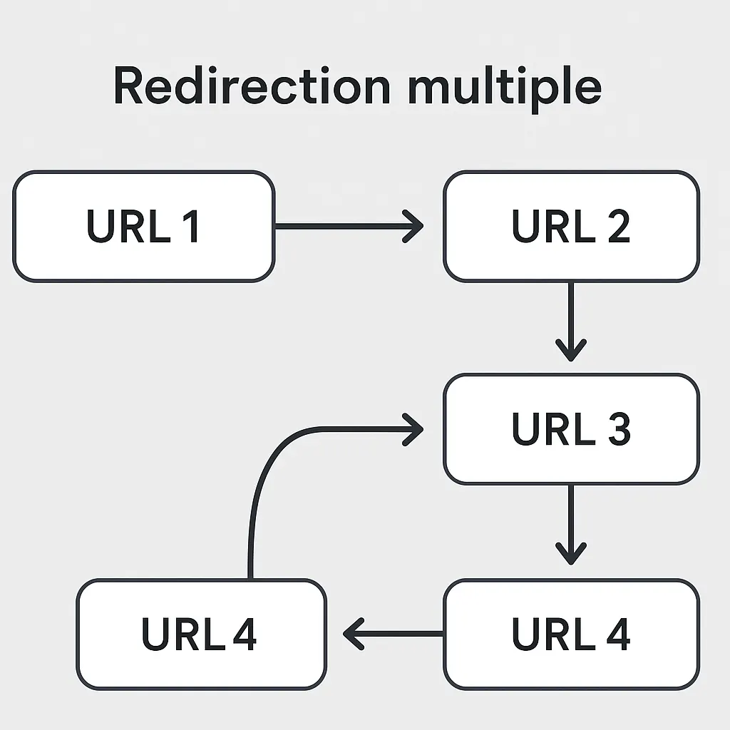 Exemple de mauvaise redirection SEO