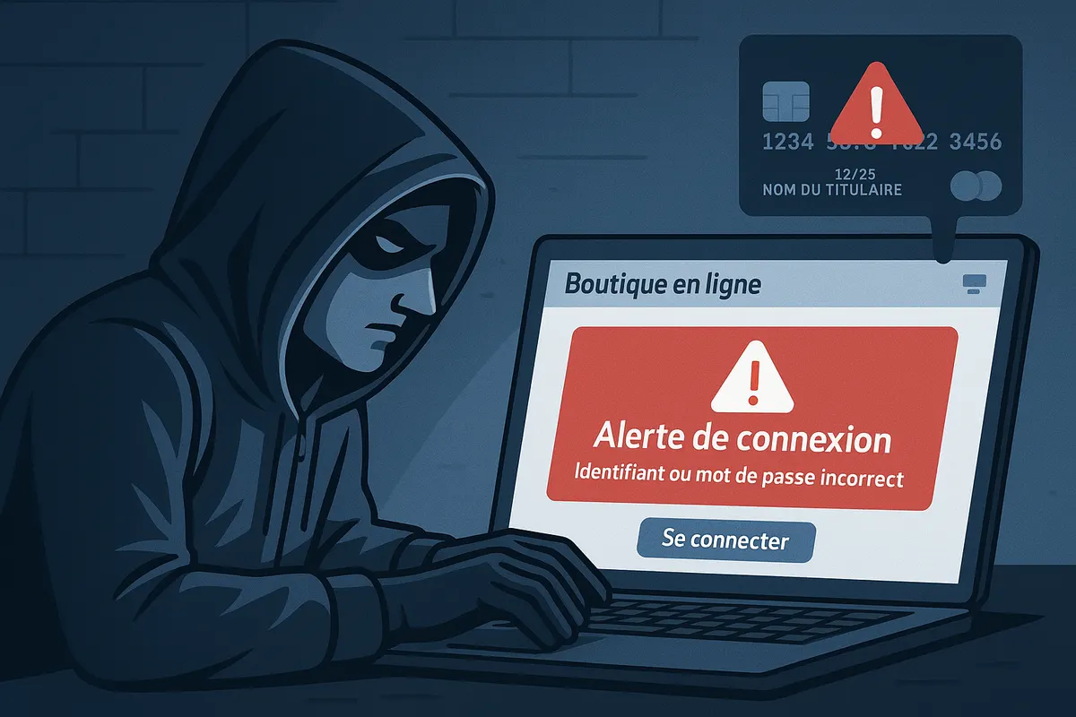 Cyberattaque sur site e-commerce