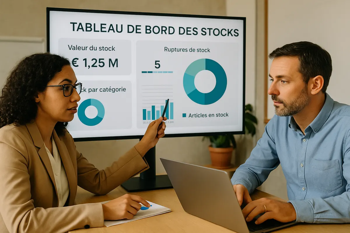 Réunion entre expert IA et responsable logistique