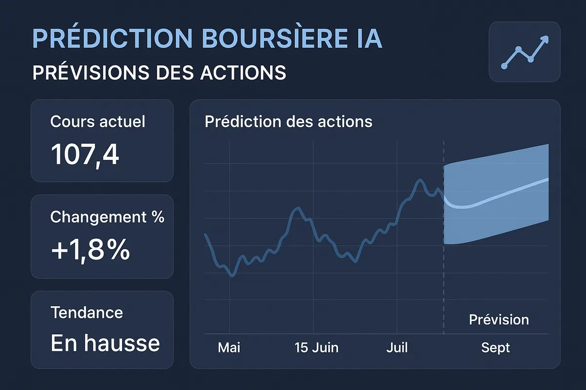 Visualisation prédictive du stock sur tableau de bord IA