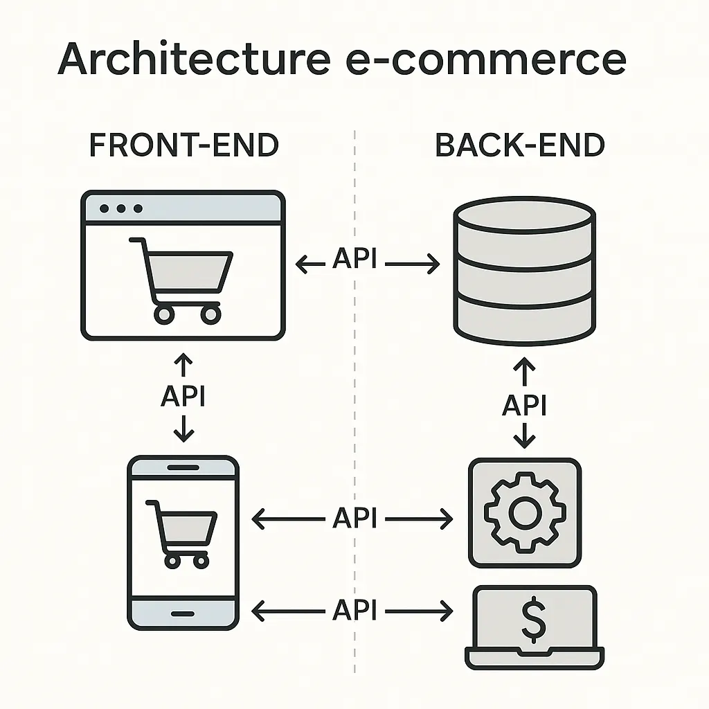 Schéma du commerce headless