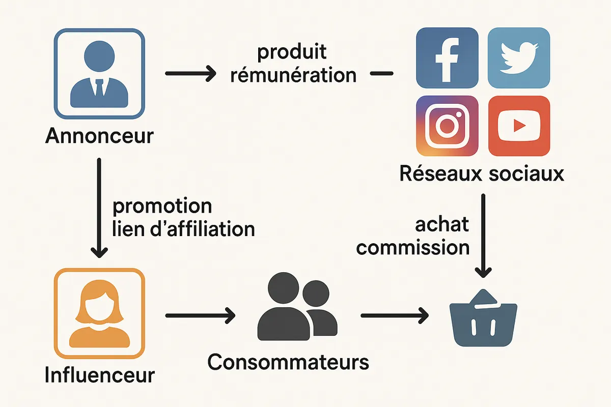 Étapes d’une stratégie influence affiliée