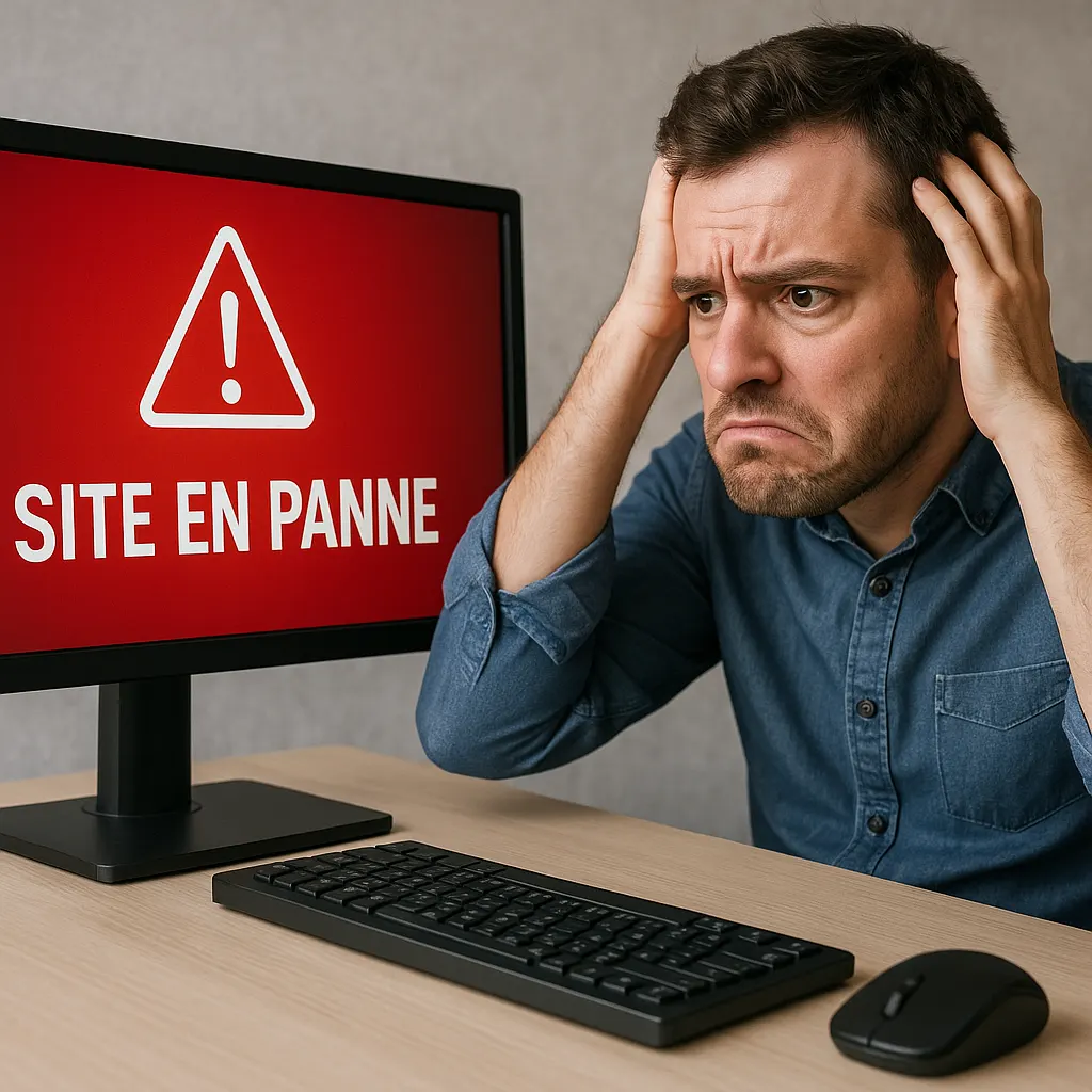 Panne site e-commerce impactant expérience client