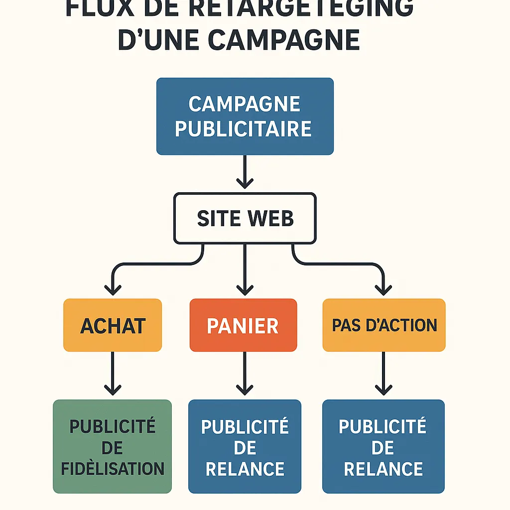 Scénarios de campagnes de retargeting selon le comportement utilisateur