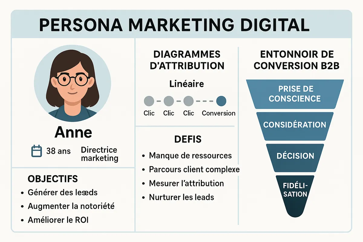 Exemple de persona B2B pour une agence web