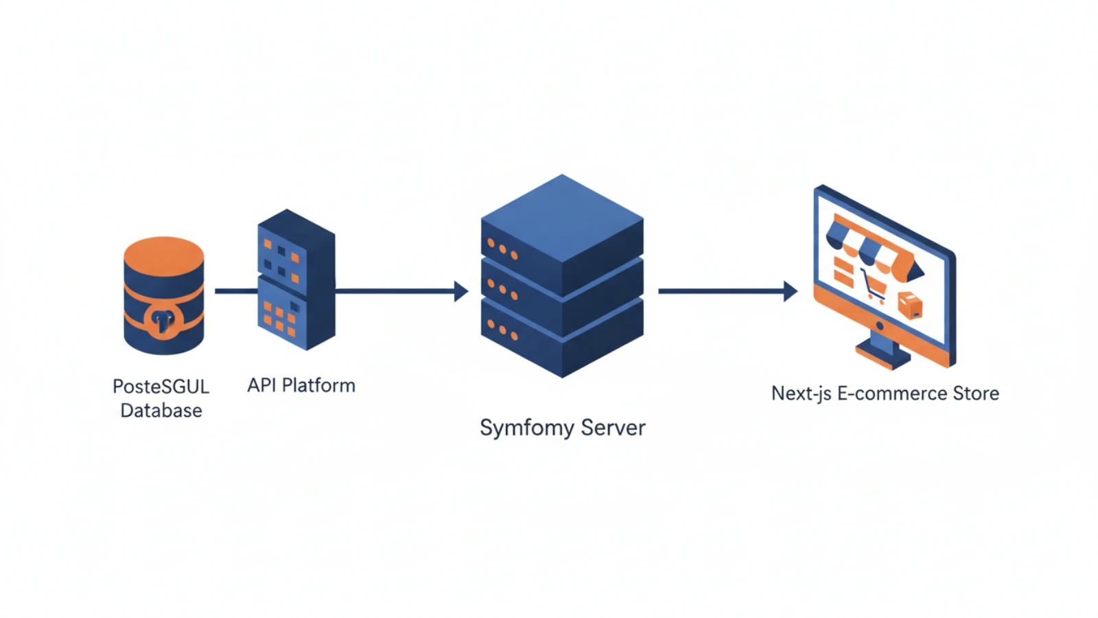 Architecture Symfony + API Platform + Next.js pour un projet e-commerce B2B