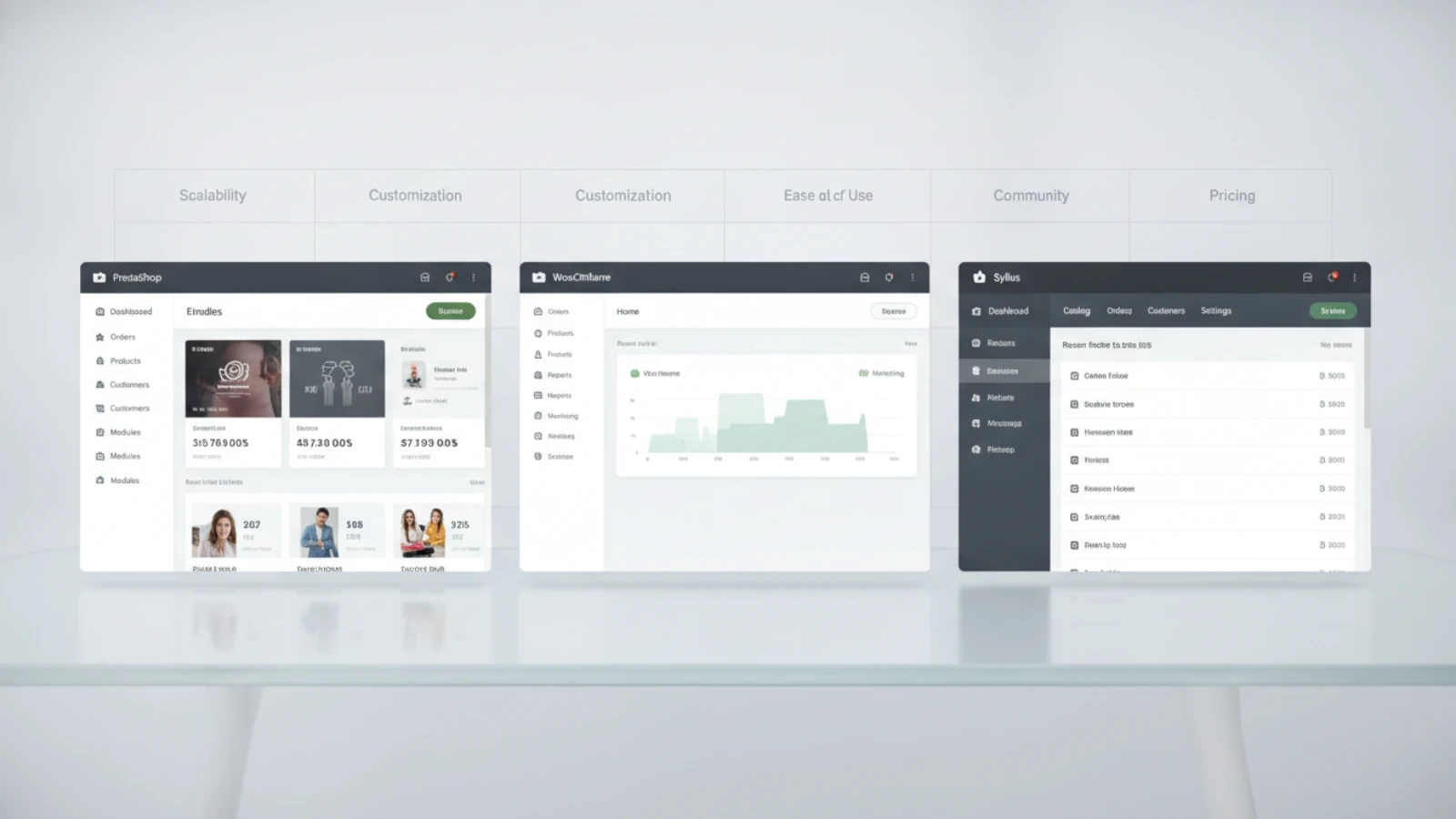 Comparatif des plateformes PrestaShop 8, WooCommerce 9 et Sylius 2 pour une refonte e-commerce